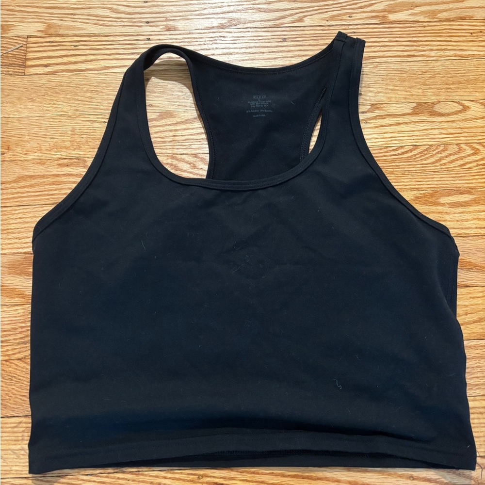 Fleo Black Racerback Tank